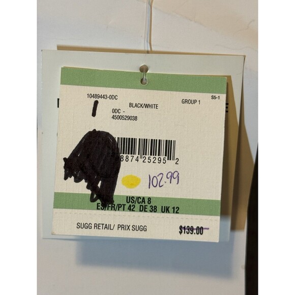 Anne Klein Women’s Dress Size 8 Pink Black White Floral Lace NWT Fit & Flare - Picture 3 of 7